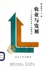 农业与发展 中国农业若干问题研究 1993 PDF电子版封面 7301021828 康晓光,王毅著