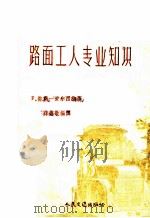 路面工人专业知识 1958 PDF电子版封面 15044·1240京 (德)弥勒-爱尔西纳著;蒋德敬编译