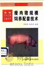 瘦肉猪规模饲养配套技术 1997 PDF电子版封面 7533120043 肖传禄,张凤祥编著