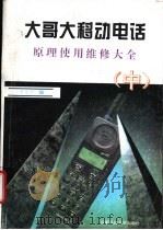 大哥大移动电话原理使用维修大全 中 1996 PDF电子版封面 7561627263 罗凡华编著