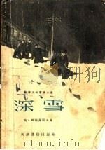 苏联反特惊险小说-深雪 1955 PDF电子版封面 (苏)斯·阿列菲耶夫原著;高萍秋译