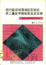 四川盐边哇落地区石炭纪-早二叠世早期地层及古生物 1990 PDF电子版封面 7536611528 佟正祥等著