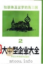 独联体及波罗的海三国大中型企业大全  第2分册  化工产品及燃（1993 PDF版）