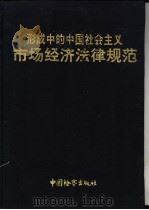 形成中的中国社会主义市场经济法律规范 1993 PDF电子版封面 7800862070 国家计划委员会政策研究所室编