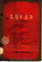 铁精矿造块 1965 PDF电子版封面 15165·4087 (苏)马依可夫斯基,А.И.,(苏)谢列兹涅夫,А.Е.著;