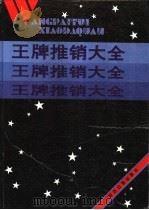 王牌推销大全 1995 PDF电子版封面 7800363007 胡鹤年主编;《王牌推销大全》编辑委员会编写