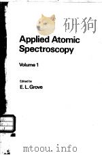 Applied Atomic Spectroscopy  Volume 1（ PDF版）