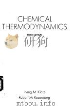 CHEMICAL THERMODYNAMICS:Basic Theory and Methods PDF电子版封面 Irving M.Klotz Robert M.Rosen