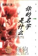 你的名字是什么 1996 PDF电子版封面 7805313938 周佩红著