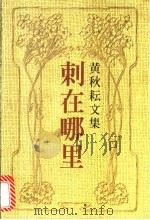 刺在哪里 文艺随笔、文学评论 1999 PDF电子版封面 7536028539 黄秋耘著