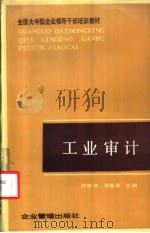 工业审计 1988 PDF电子版封面 7800010236 林宝环,徐逸星主编