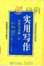 写作与文选 下 实用写作 1995 PDF电子版封面 7562119406 主编陈正平,张一璠,毛克强