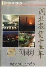 河北投资十五年 1979-1993 1995 PDF电子版封面 750371820X 河北省计划委员会等编
