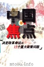 中国焦点  决定改革命运的15个重大政策问题   1998  PDF电子版封面  7210020292  肖四如，张宇主编 