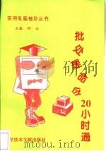 批处理命令20小时通（1996 PDF版）