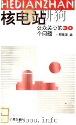 核电站 公众关心的30个问题 1992 PDF电子版封面 7502206167 郭星渠编