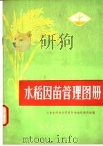 水稻因苗管理图册 1977 PDF电子版封面 16144·1762 江苏农学院农学系作物栽培教研组编