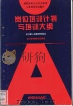 岗位培训计划与培训大纲 1995 PDF电子版封面 7536428952 建设部人事教育劳动司,中国安装协会编著