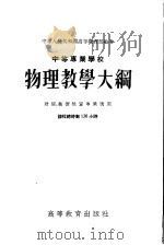 物理教学大纲 1955 PDF电子版封面