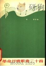 革命抒情歌曲二十首 简谱本 1963 PDF电子版封面 T8099·458 冰河作曲