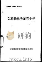 怎样挽救失足青少年（ PDF版）