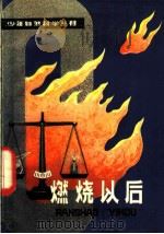 燃烧以后 1964 PDF电子版封面 R13024·96 叶永烈编著