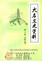 大名文史资料  第7辑  文物专辑（1999 PDF版）