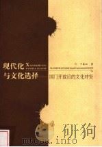 现代化与文化选择  国门开放后的文化冲突   1998  PDF电子版封面  7210018018  干春松著 