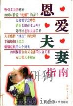 恩爱夫妻指南 1998 PDF电子版封面 7562313350 杨婷编