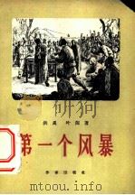 第一个风暴 四幕话剧 1956 PDF电子版封面 10020·503 洪禹,叶茵著;中国戏剧家协会编辑