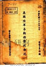 美国陆军各勤务学校概况 1947 PDF电子版封面 联合勤务学校教官训练班译