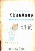 农村常见病病X线诊断基础知识 1977 PDF电子版封面 14091·51 姜照帆执笔