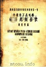 中俄拉丁名对照经济昆虫名录 1957 PDF电子版封面 夏松云编