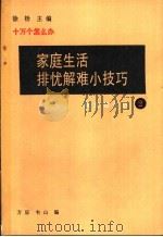 家庭生活排忧解难小技巧 2 1991 PDF电子版封面 7502713247 方辰,韦山编