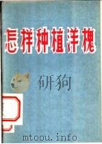 怎样种植洋槐 1956 PDF电子版封面 李霆编著