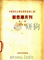 新思潮月刊  第1期  影印本  资本主义的运动法则（ PDF版）