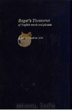 Rogets Thesaurus of English words and Phrases（ PDF版）