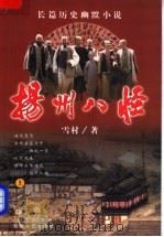 扬州八怪 长篇历史幽默小说 上 1999 PDF电子版封面 7539617683 雪村著