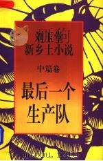 最后一个生产队 1998 PDF电子版封面 7506313006 刘玉堂著