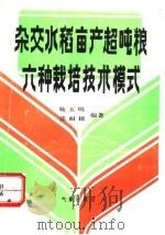 杂交水稻亩产超吨粮6种栽培技术模式 1994 PDF电子版封面 7502914188 施玉明,张耐根编著