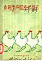 肉鸡生产新技术精选 1988 PDF电子版封面 7538105603 韩书祥等编