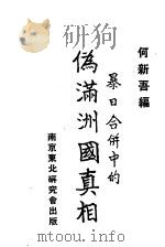 伪满洲国真相 1934 PDF电子版封面 何新吾编