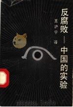 反腐败 中国的实验 1990 PDF电子版封面 7805640521 王沪宁著