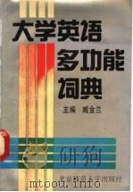 大学英语多功能词典 1999 PDF电子版封面 7303007636 臧金兰主编