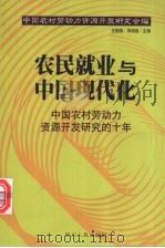 农民就业与中国现代化 中国农村劳动力资源开发研究的十年 1999 PDF电子版封面 7220047355 王郁昭,邓鸿勋主编;中国农村劳动力资源开发研究会编
