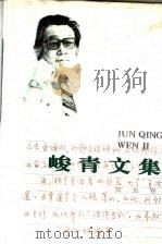 峻青文集 第5卷 散文、诗歌 1994 PDF电子版封面 7543416905 峻青