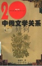 20世纪中俄文学关系 1998 PDF电子版封面 7806163794 陈建华著