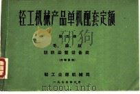 轻工机械产品单机配套定额  第5册  毛、麻、丝纺织染整设备类（1975 PDF版）