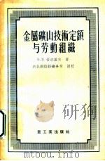 金属矿山技术定额与劳动组织 1955 PDF电子版封面 15032·319 (苏)安东诺夫(Б.В.Антонов)著;东北铜铅锌矿务局