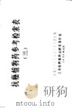 抗癌植物药参考检索表  3（1971 PDF版）